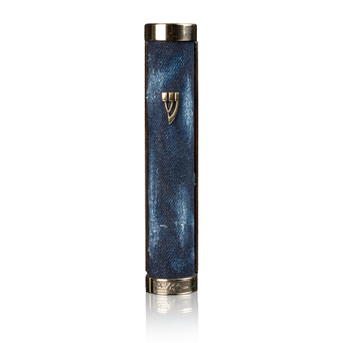 Denim Mezuzah Case