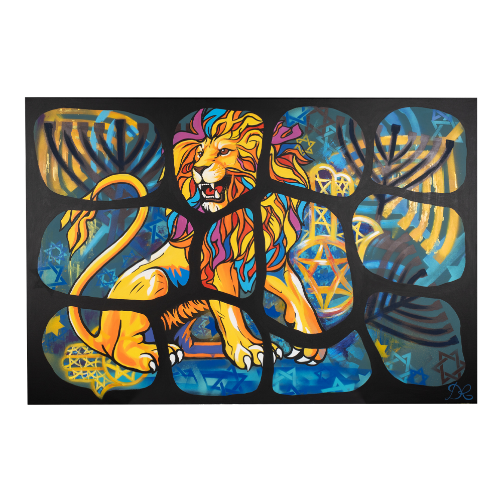 Painting "Lion of Light"