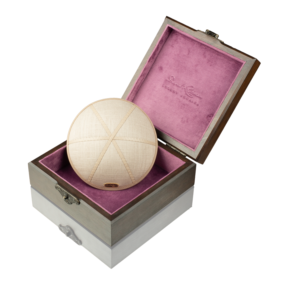 Kippah "Modern" made of linen