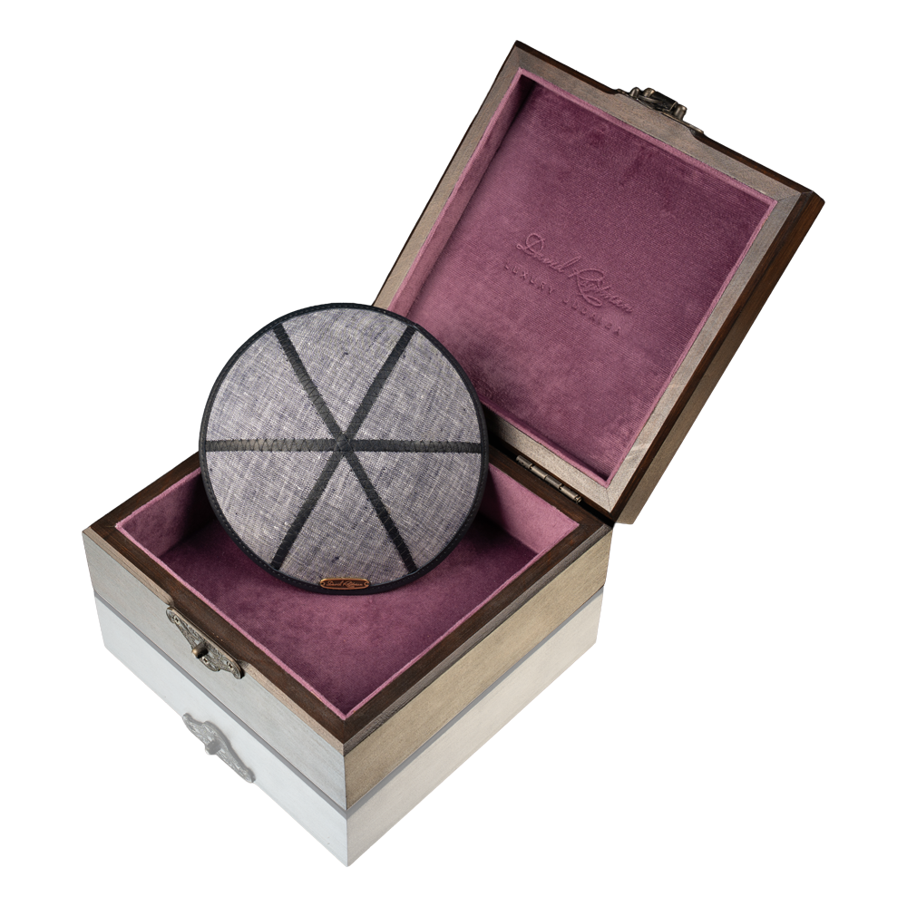 Kippah "Modern" made of linen
