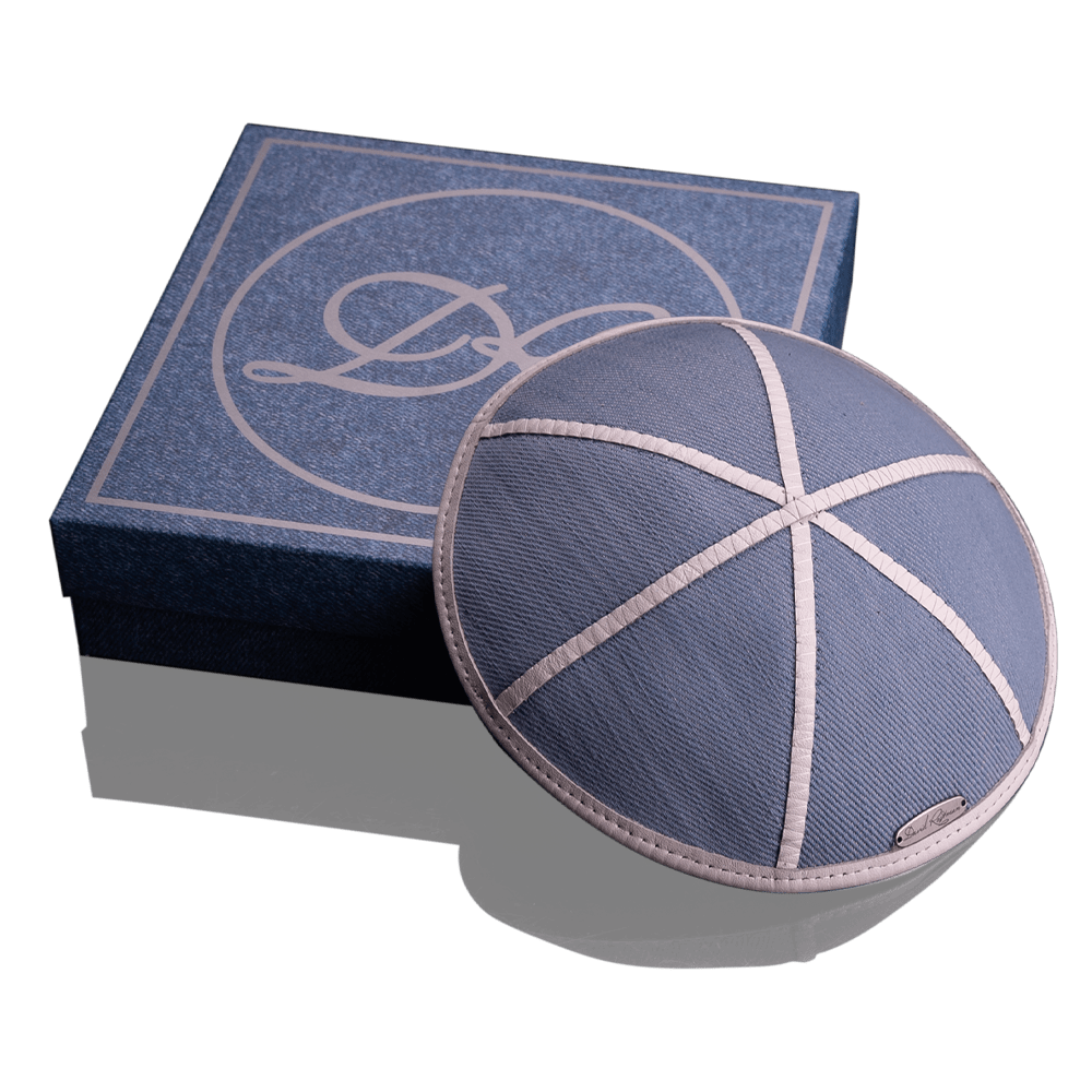 Kippah "Modern" made of denim