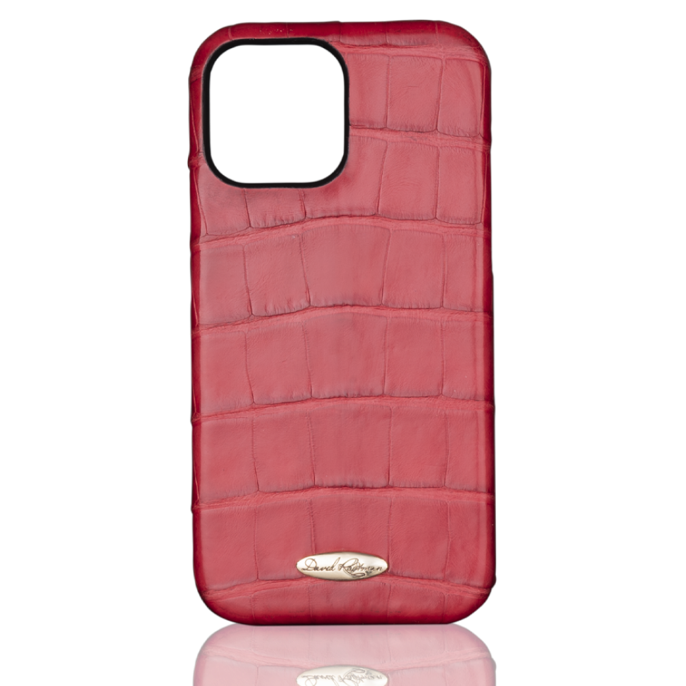 Case for iPhone made of crocodile