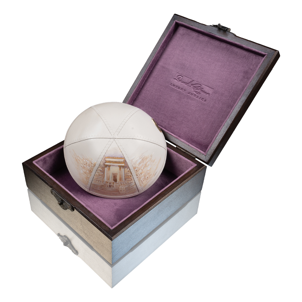 Kippah "770" with art "Jerusalem"