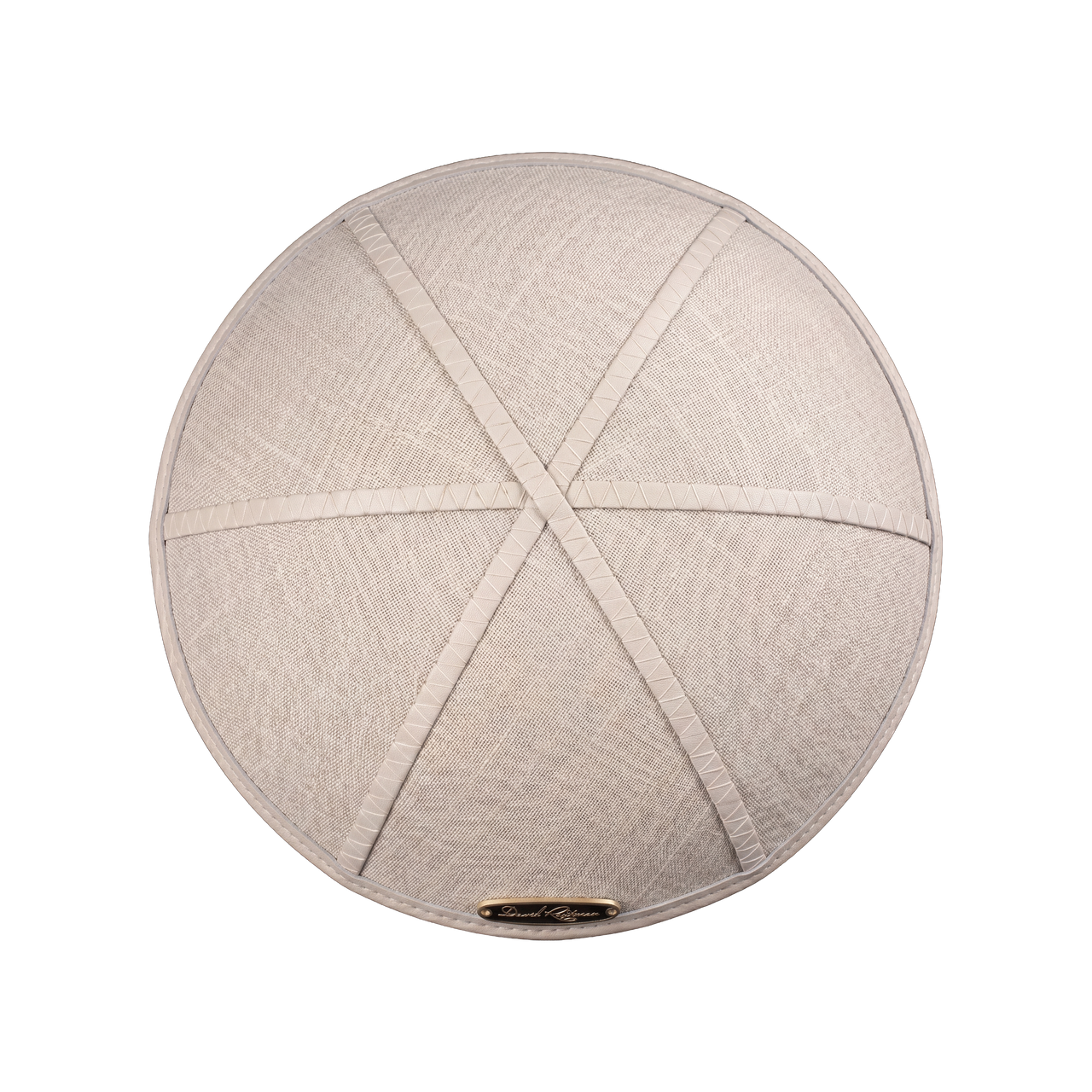 Kippah "770" made of linen, Collaborative Collection by Israel Yehuda Morgenstern and David Roytman