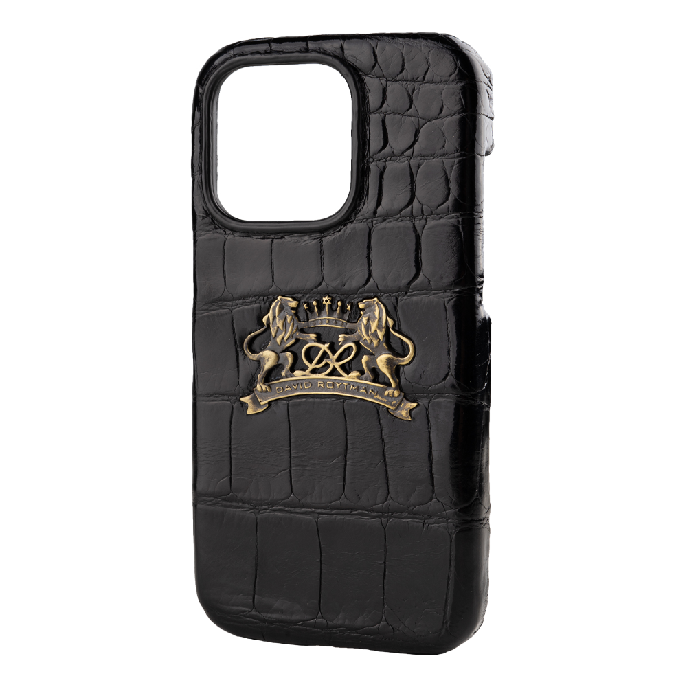 Coque pour iPhone 16 Pro en forme de crocodile