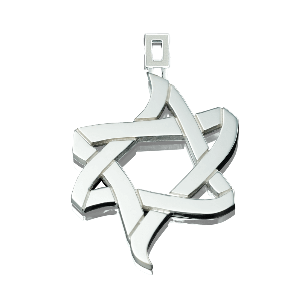 תליון "קרח ואש" עשוי כסף