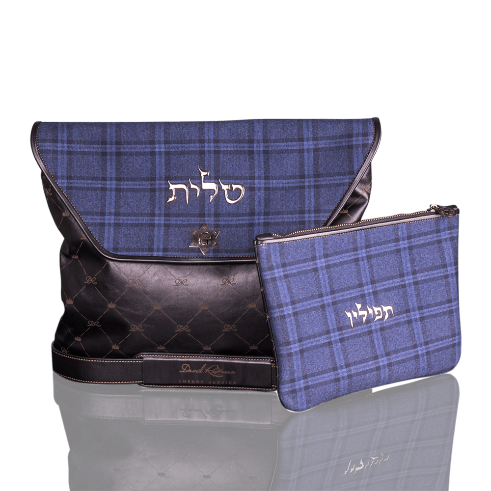 סט "קוסטיום" לטלית ולתפילין מעור וצמר